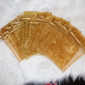 17, gold shimmering bags 6 x 9